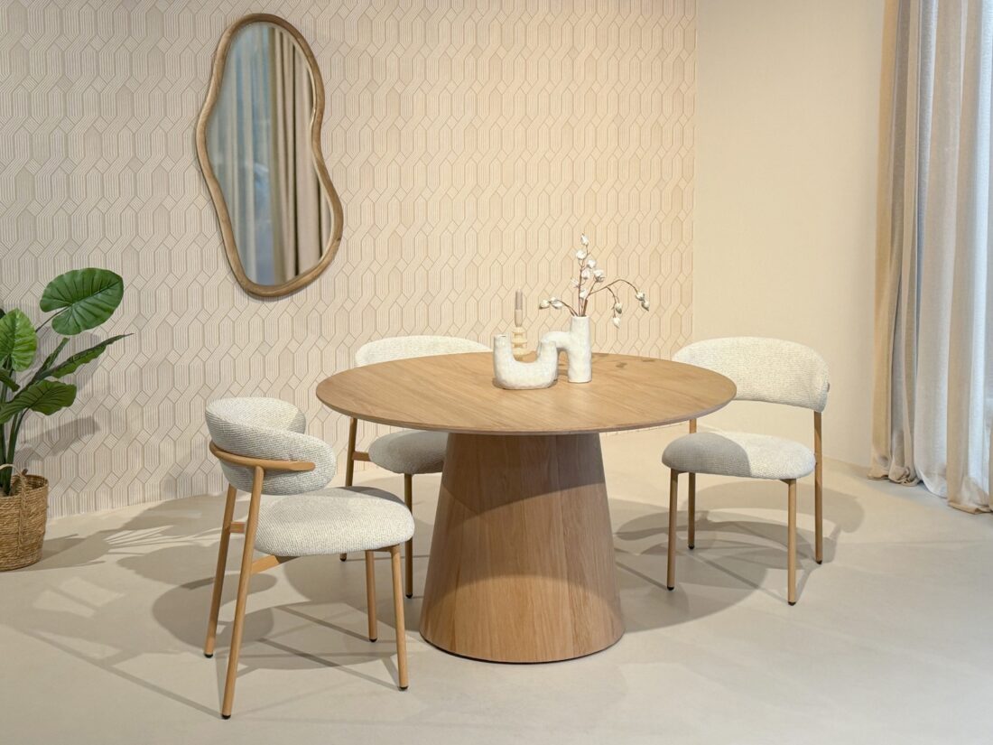 Livingfurn eettafel Novero 130cm rond Livingfurn eettafel Novero 130cm rond