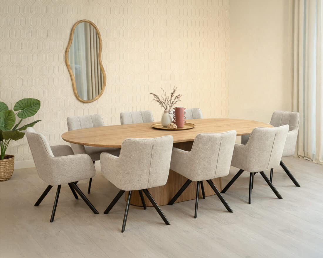 Livingfurn eettafel Novero 280cm Livingfurn eettafel Novero 280cm