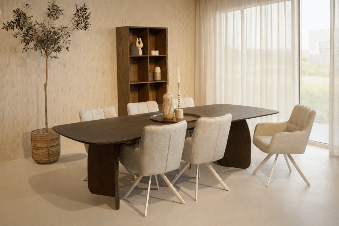 Livingfurn eettafel Trevor 280cm Livingfurn eettafel Trevor 280cm