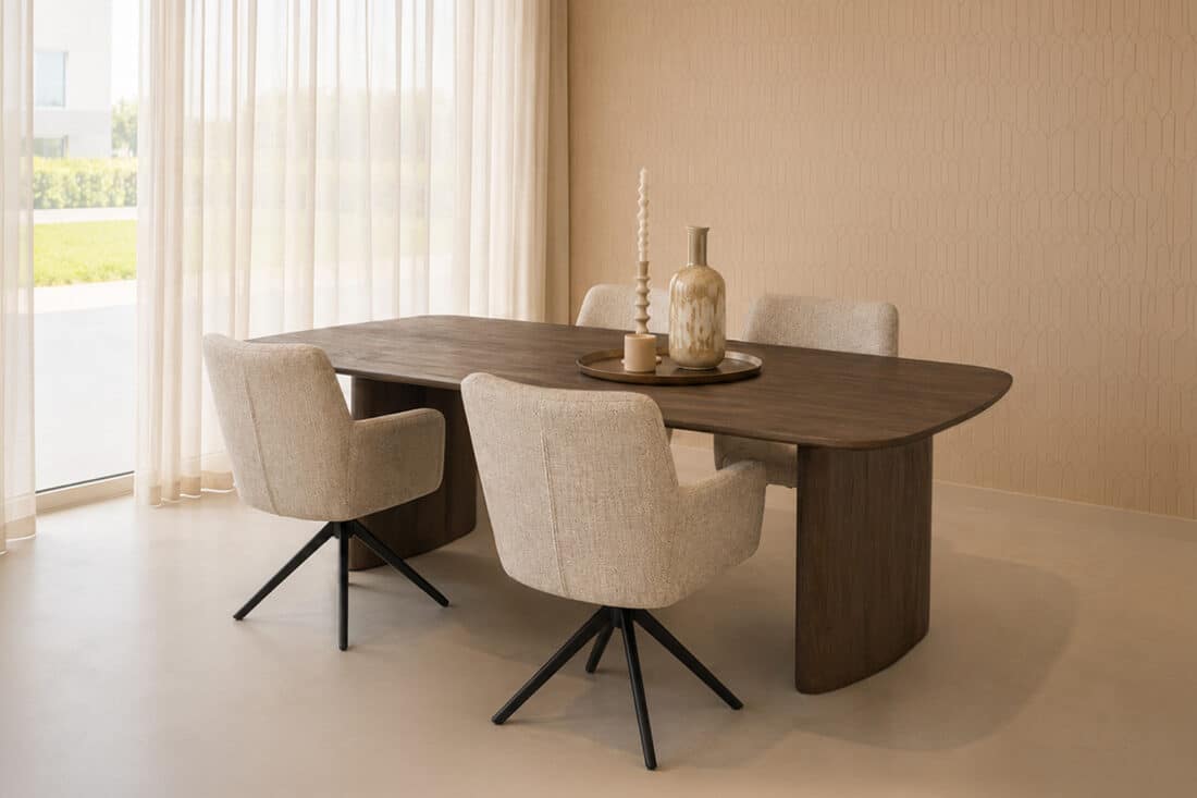 Livingfurn eettafel Tyler 220cm Livingfurn eettafel Tyler 220cm