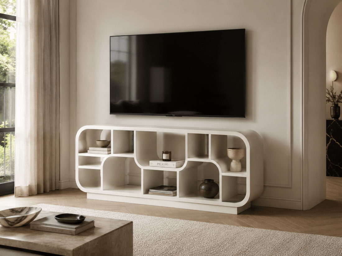Livingfurn tv meubel Brix Morgan Off White Livingfurn tv meubel Brix Morgan Off White