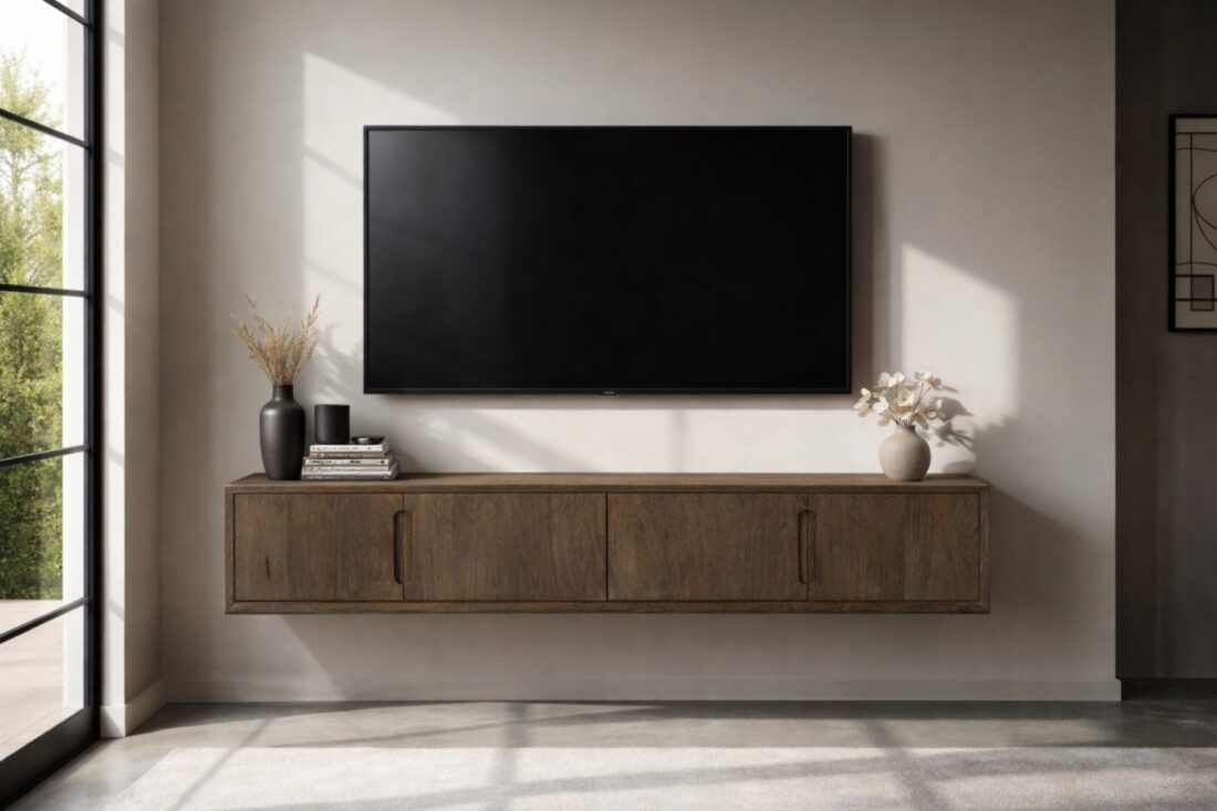 Livingfurn tv meubel Cortez Zwevend 220 cm Livingfurn tv meubel Cortez Zwevend 220 cm