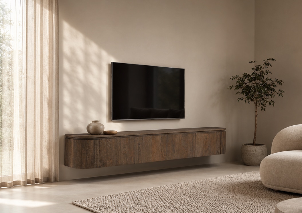 Livingfurn tv meubel Elvano Malta Zwevend 180cm Livingfurn tv meubel Elvano Malta Zwevend 180cm
