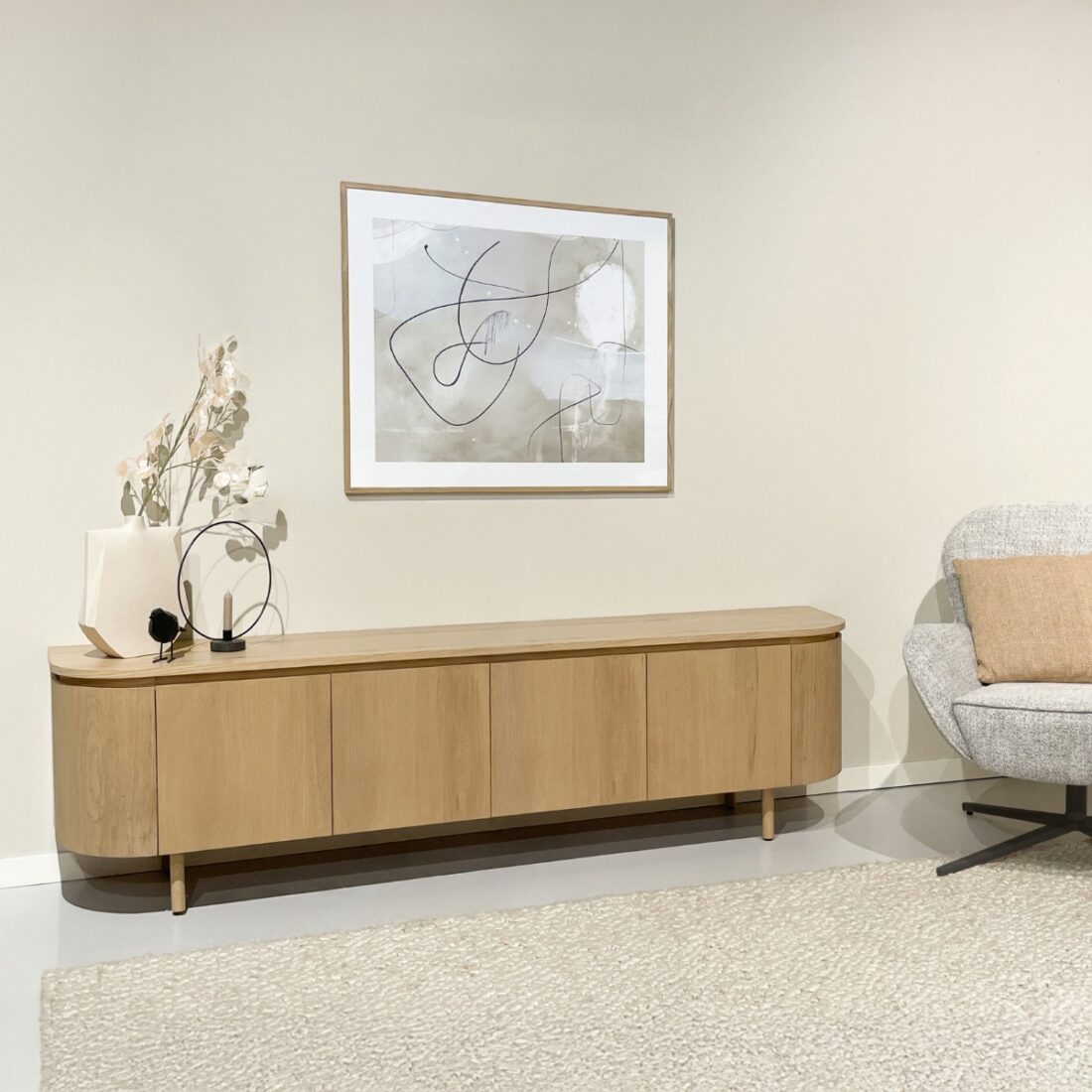 Livingfurn tv meubel Tobago 210cm Livingfurn tv meubel Tobago 210cm