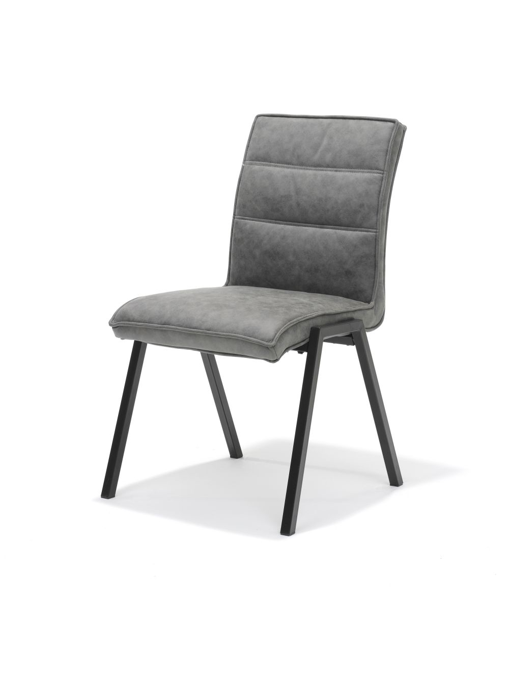 Stoel Midas Zwart Stof Soft Steel