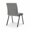 Stoel Midas Zwart Stof Soft Steel