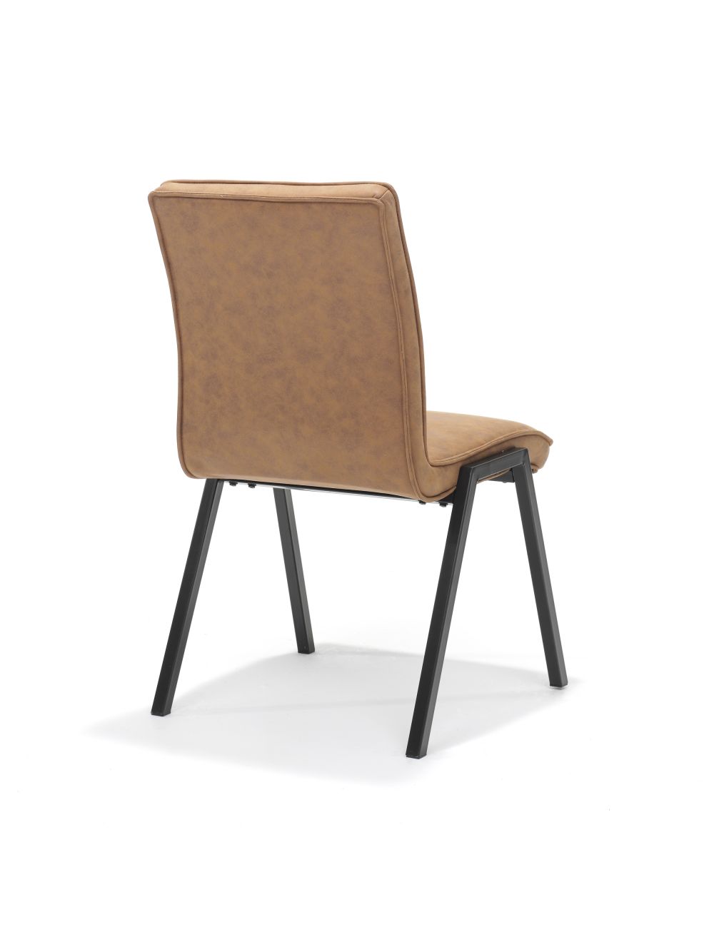 Stoel Midas Zwart Stof Soft Cognac