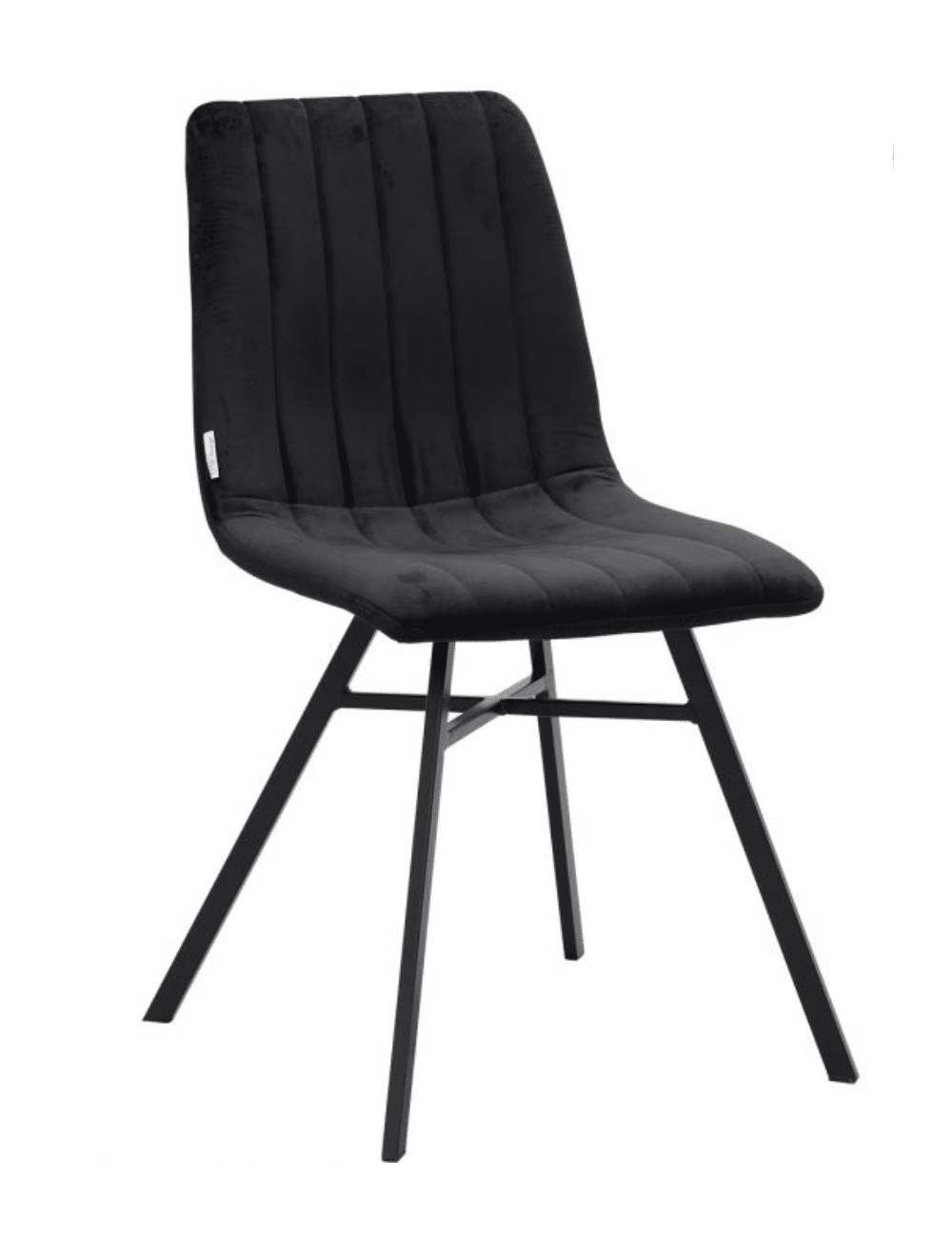 Stoel Dex Zwart 8211 Stof Velours Zwart