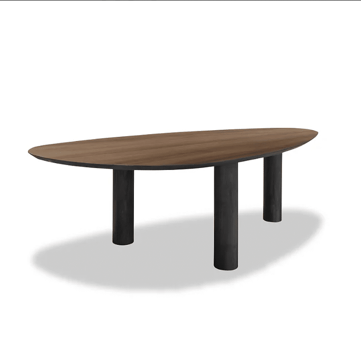 Massief Eiken Eettafel Organisch