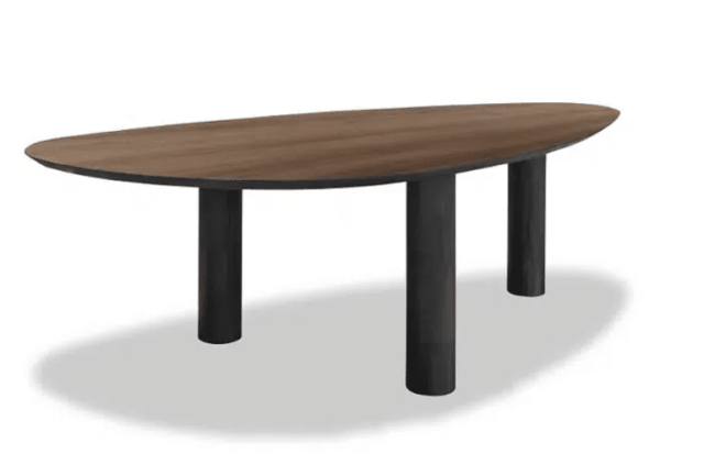 Eettafel Japandi organische eettafel