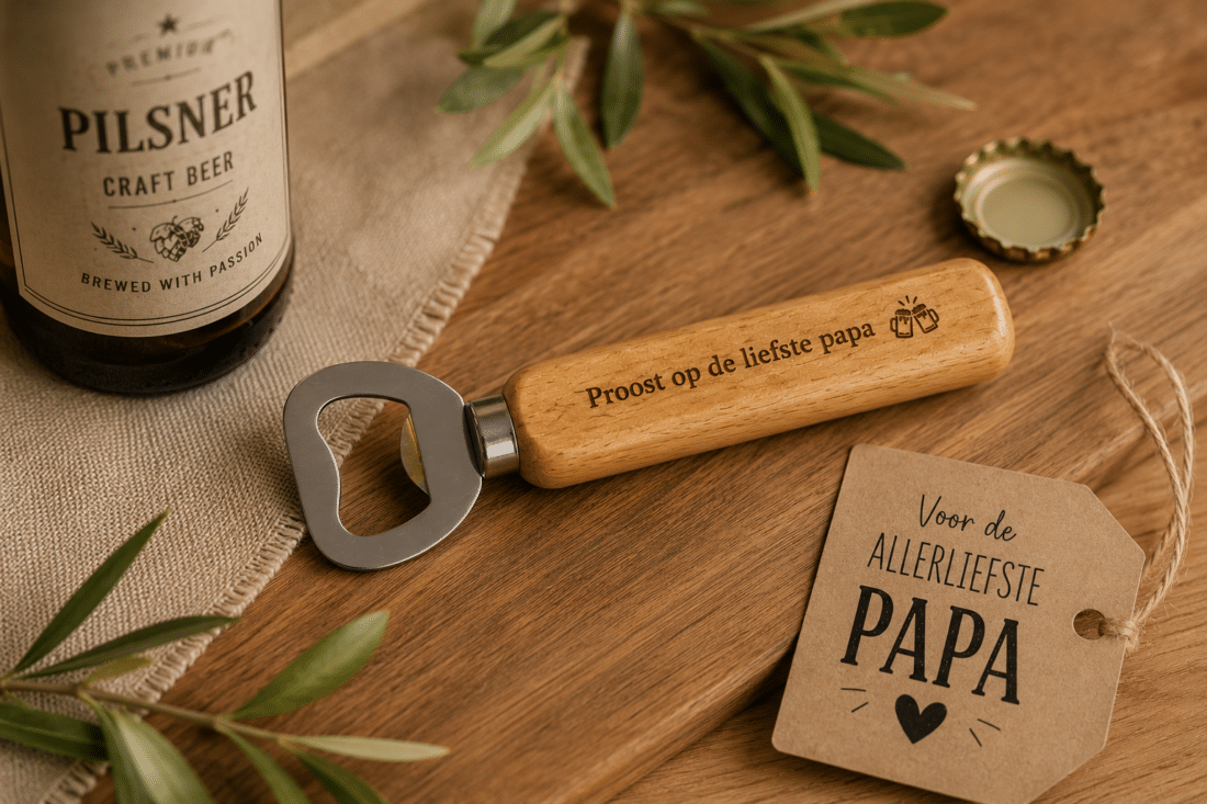 Flesopener Proost Op De Liefste Papa Vaderdag Cadeau Flesopener Proost Op De Liefste Papa Vaderdag Cadeau