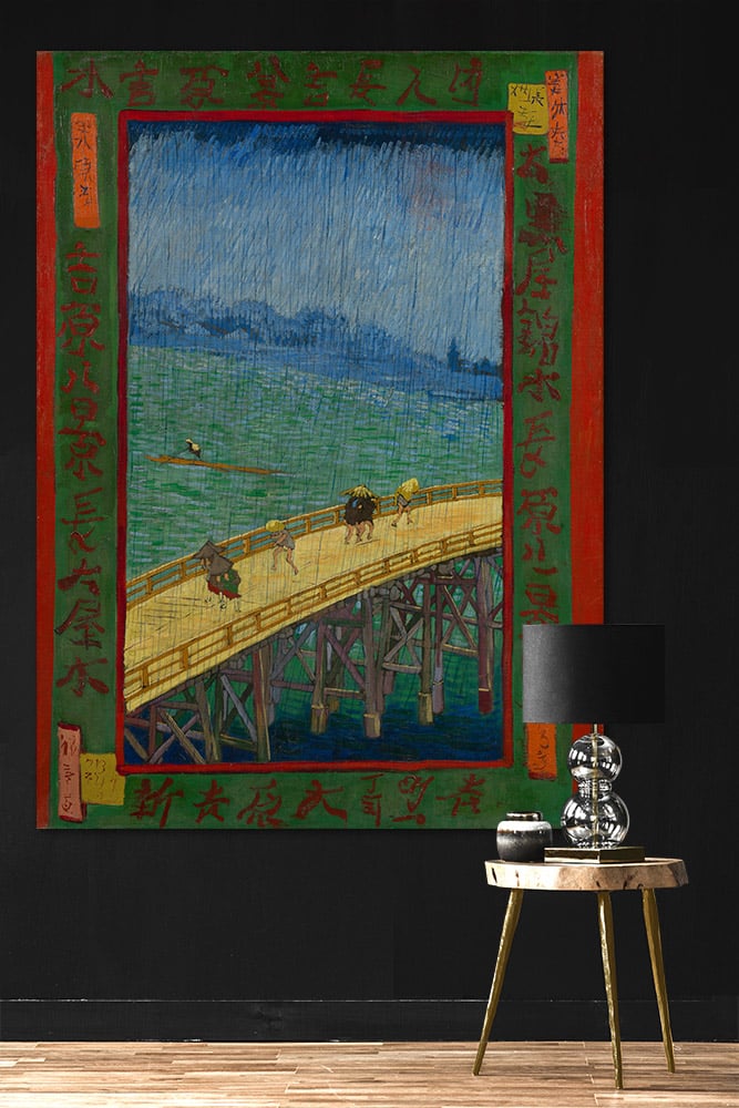 Muurmeesters Gogh Vincent Van Brug In The Rain To Hiroshige 2