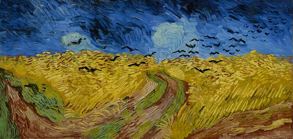 Wall Painters Van Gogh Wheat Field with Crows