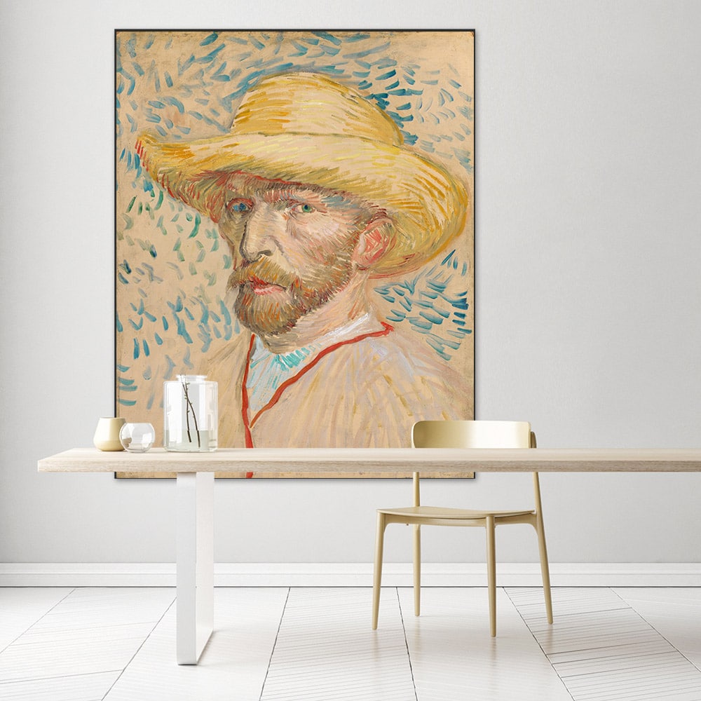 Muurmeesters Van Gogh Self-Portrait with Straw Hat 2