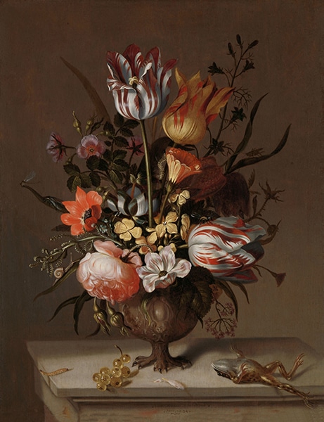 Muurmeesters Marrel Jacob Still Life With Flower Vase And Dead Frog 230x300 Web