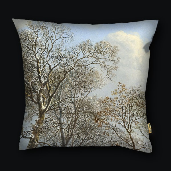 Cushion cover Winter landscape Detail 50x50 60x60 1