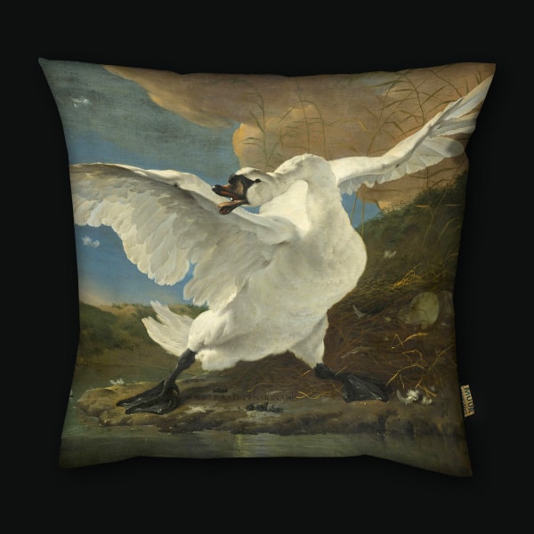 Cushion cover Swan 50x50 60x60 1