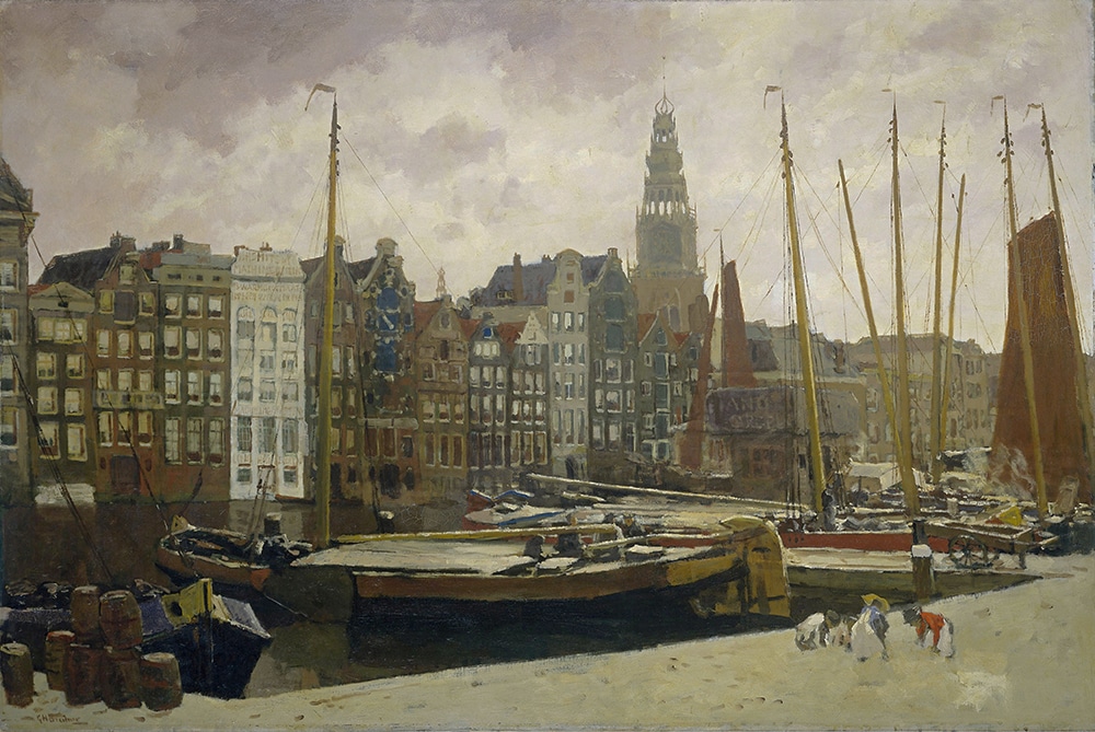 Wall masters Breitner George Hendrik Damrak In Amsterdam 1