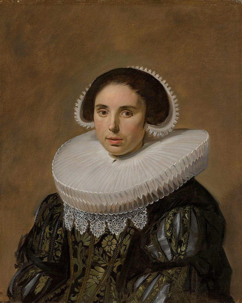 Muurmeesters Hals Frans Portret Van Een Vrouw