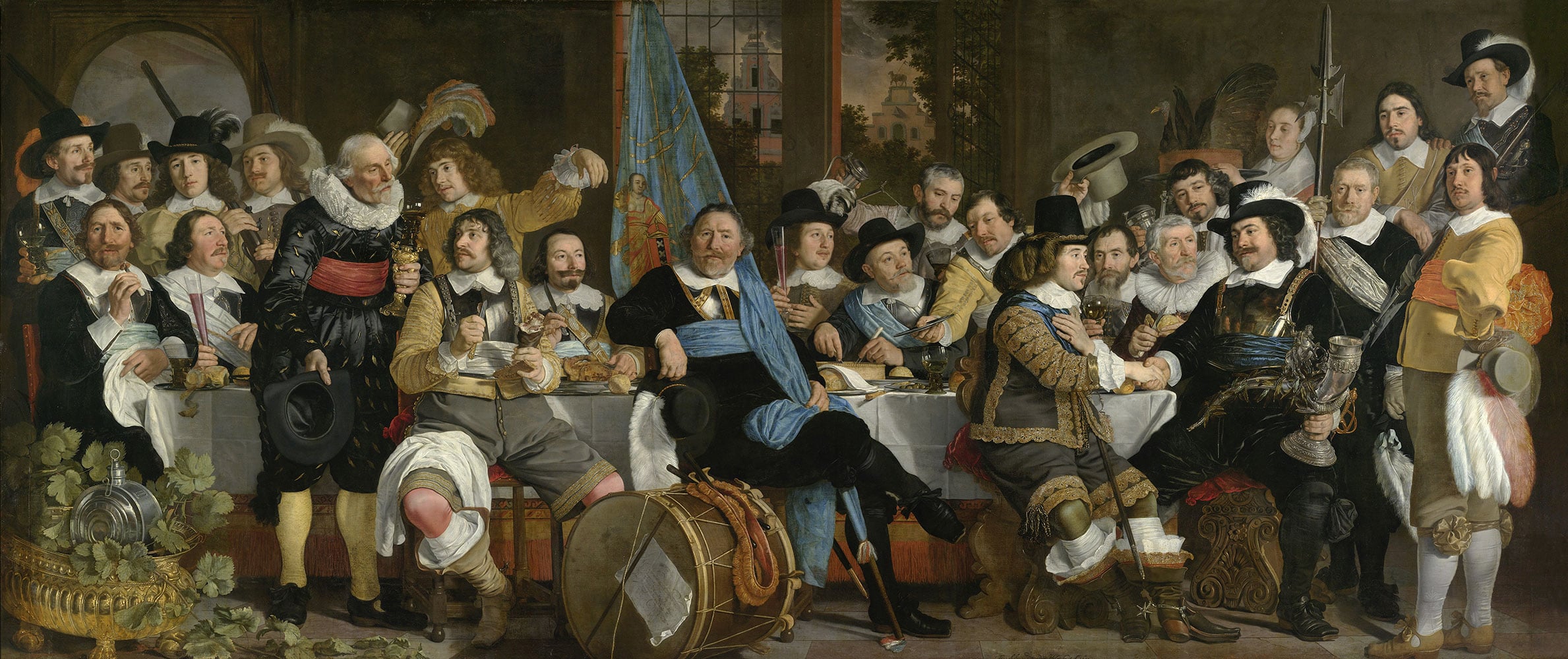 Muurmeesters Helst Van Der Bartholomeus Banquet At The Crossbowmens Guild