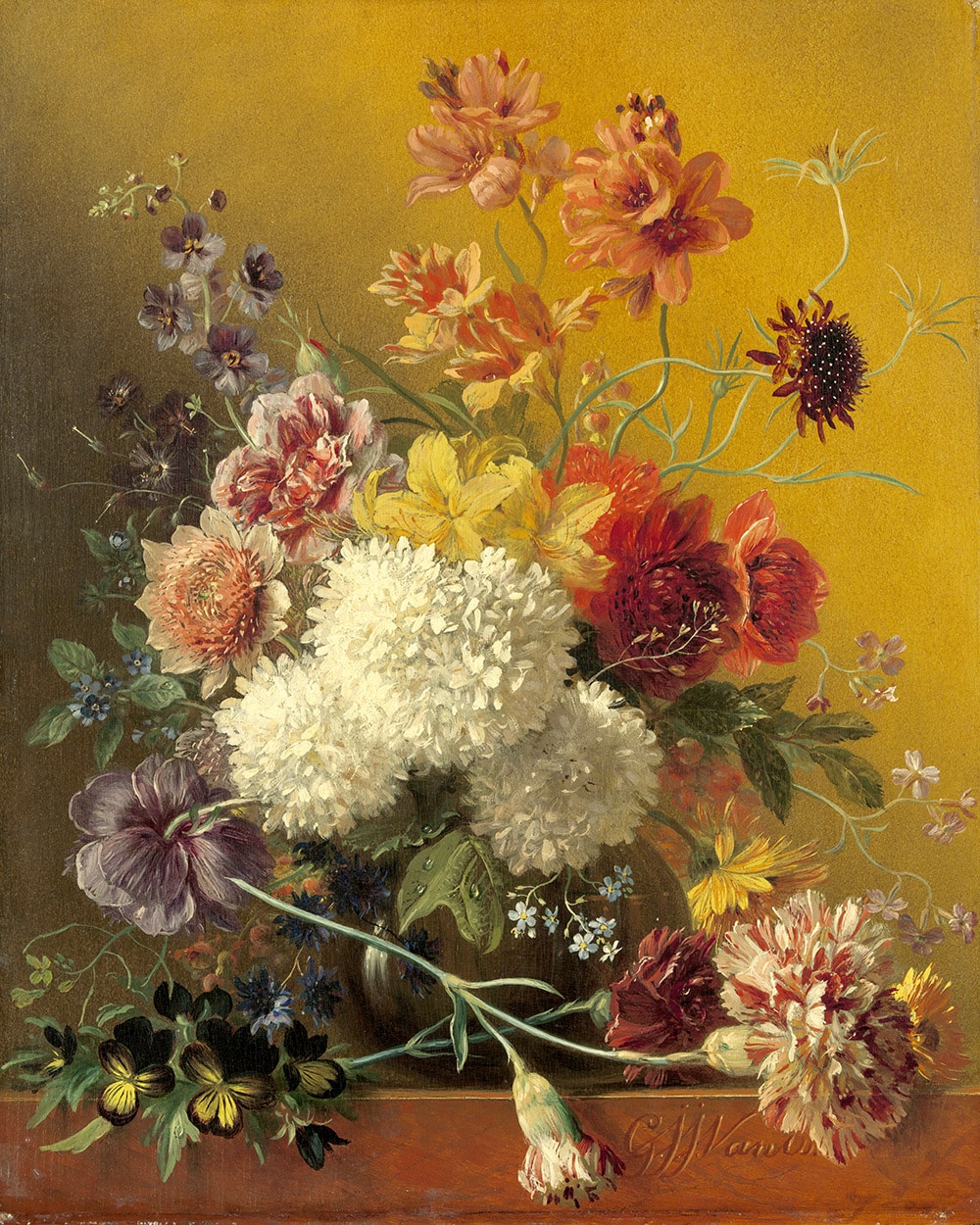 Wall Master's Os Georgius Jacobus Johannes Van Os Still Life with Flowers 1