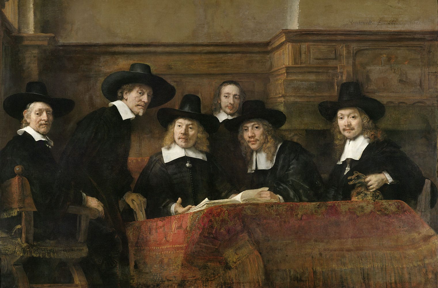 Muurmeesters Rijn Rembrandt Van De Staalmeesters 2