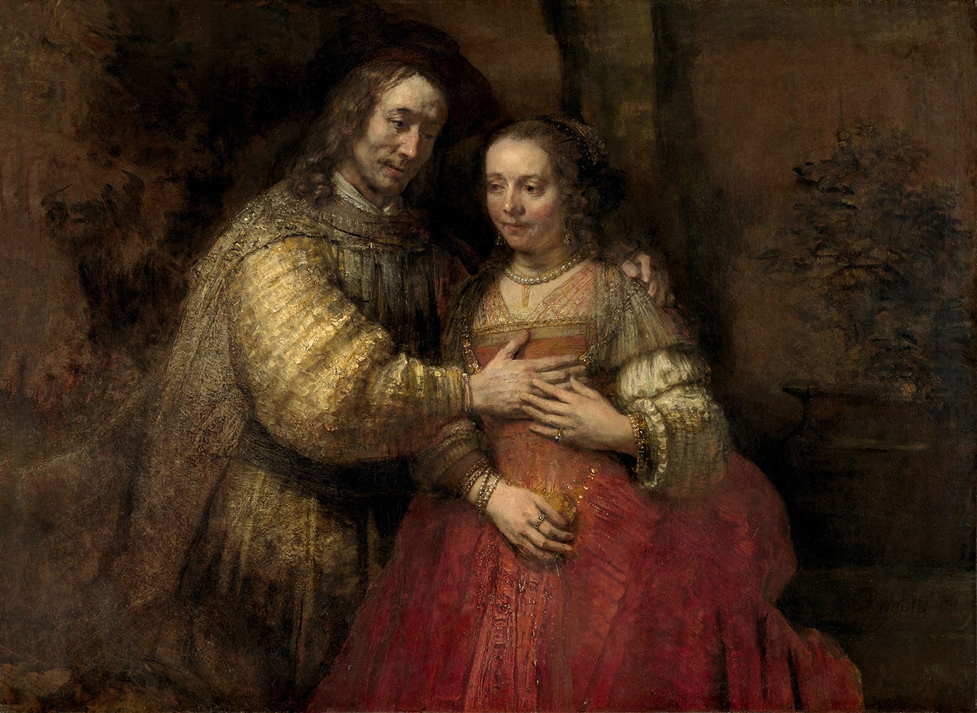 Wall Master Rhine Rembrandt of the Jewish Bride