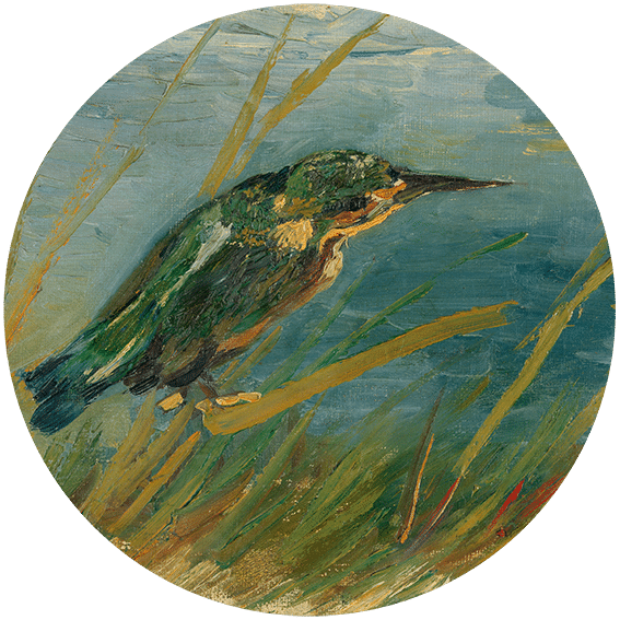 Kingfisher Van Gogh 8211 Round