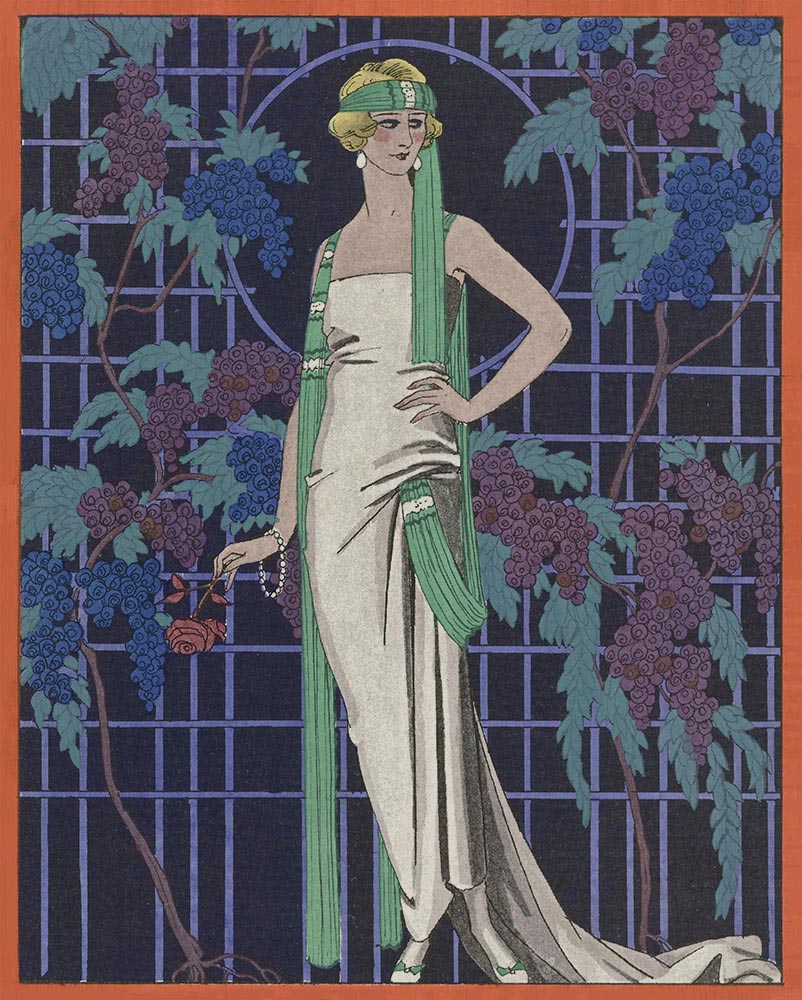 Muurmeesters Roses Dans La Nuit Art Deco 1
