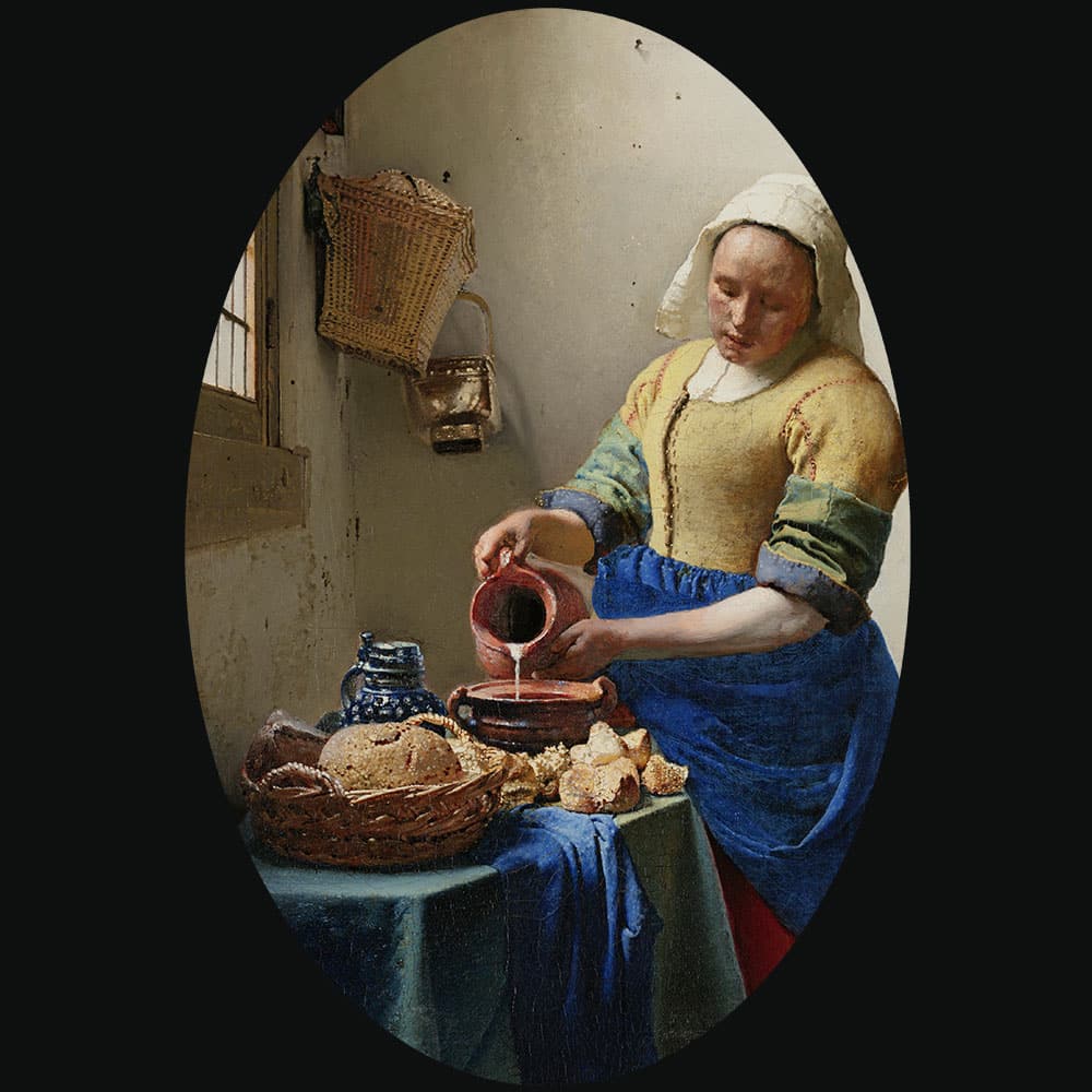 Trp Post Container Data Trp Post Id 36961 Vermeer's Milkmaid 8211 Oval Trp Post Container