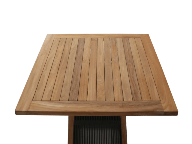 Vierkante Teak Tuintafel Brooklyn