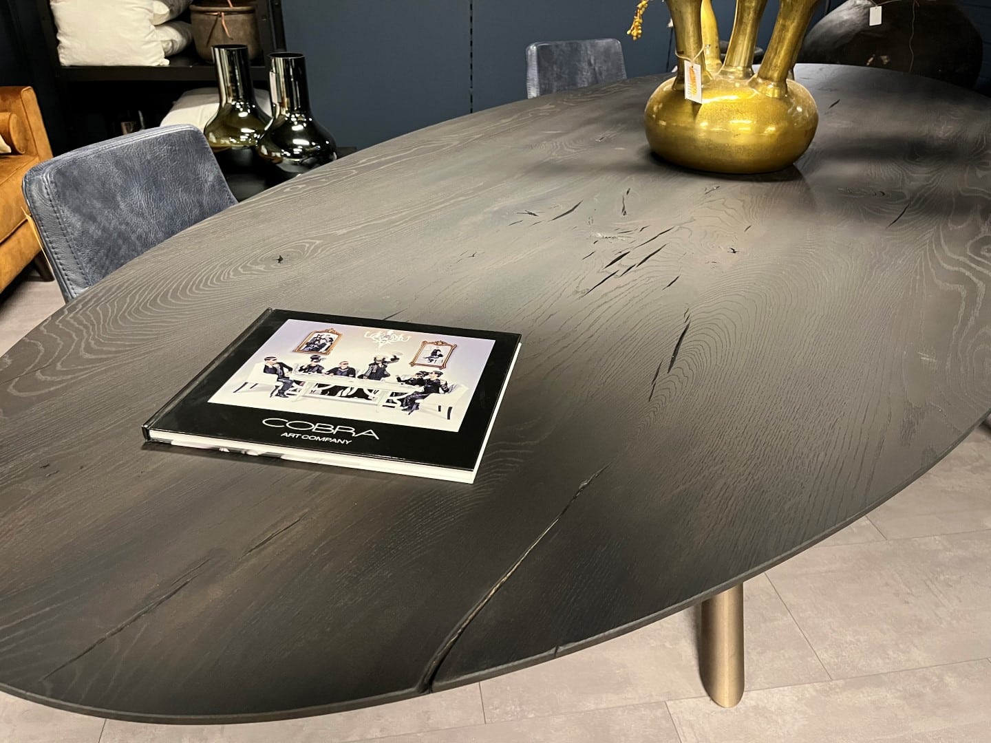 Ovaal Eiken Design Tafel