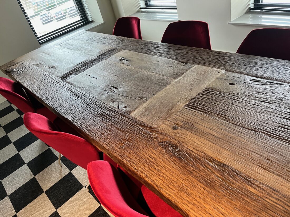 Exclusieve vergadertafel antiek Eikenhout