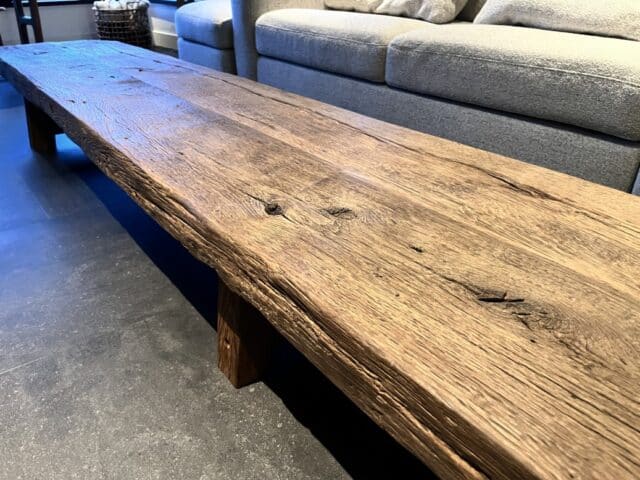 Exclusief grote salontafel antiek Eiken