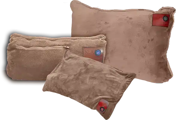 Cushion Verwarmingskussen Draadloze Warmte Kussens Met Powerbank The Cushion Comfort Nikki Amsterdam Taupe