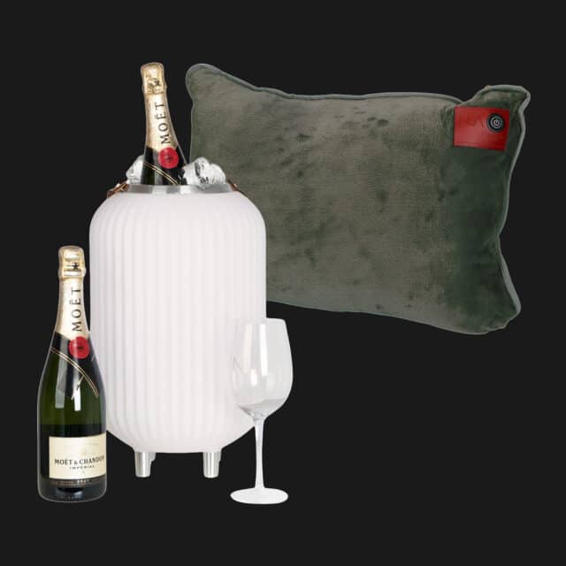 combi-pakket-korting-wijnkoeler-met-speaker-warmtekussen-infrarood-warmte-the-pillow-lampion-s-nikki-amsterdam-combideals