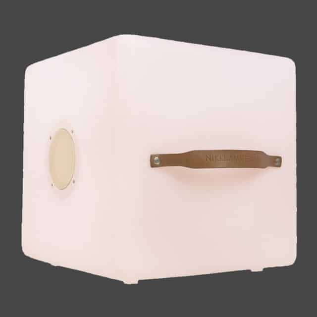 wireless-bluetooth-speaker-led-lamps-with-speaker-the-cube-nikki-amsterdam-side table