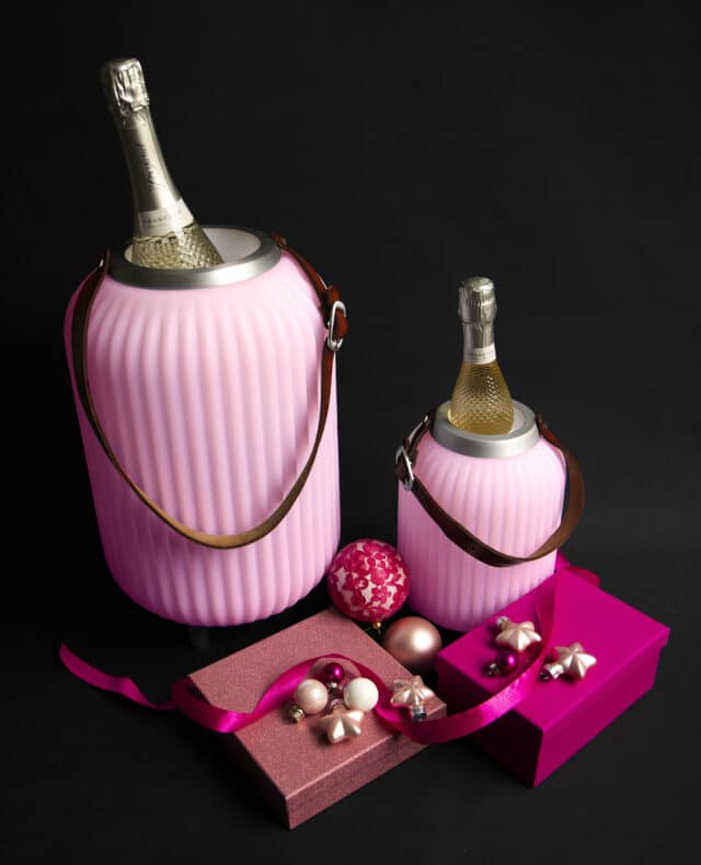 Nikki Amsterdam The Lampion Wine Cooler Speaker Multicolour Led Lighting Gift Package Christmas Gift Must Scaled