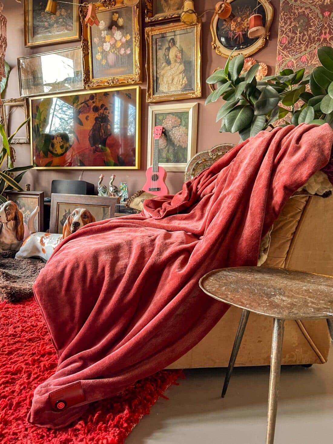 Warmtedeken Old Pink Draadloos Infrarood Nikkiamsterdam Warmtedeken Old Pink Draadloos Infrarood Nikkiamsterdam