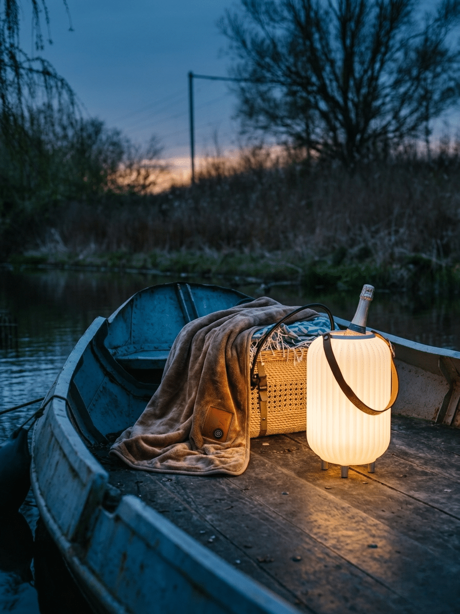 Lampion Boot Zomeravond Nikki Amsterdam Wijnkoeler