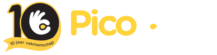 Logo Picobello Keukens Antwerpen 10 Jaar 1