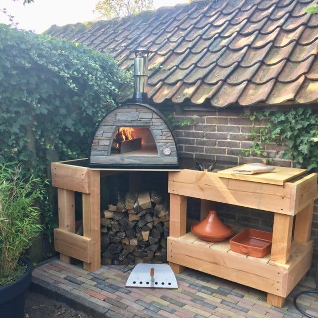 Pizzaoven Sfera Metallo Rustico