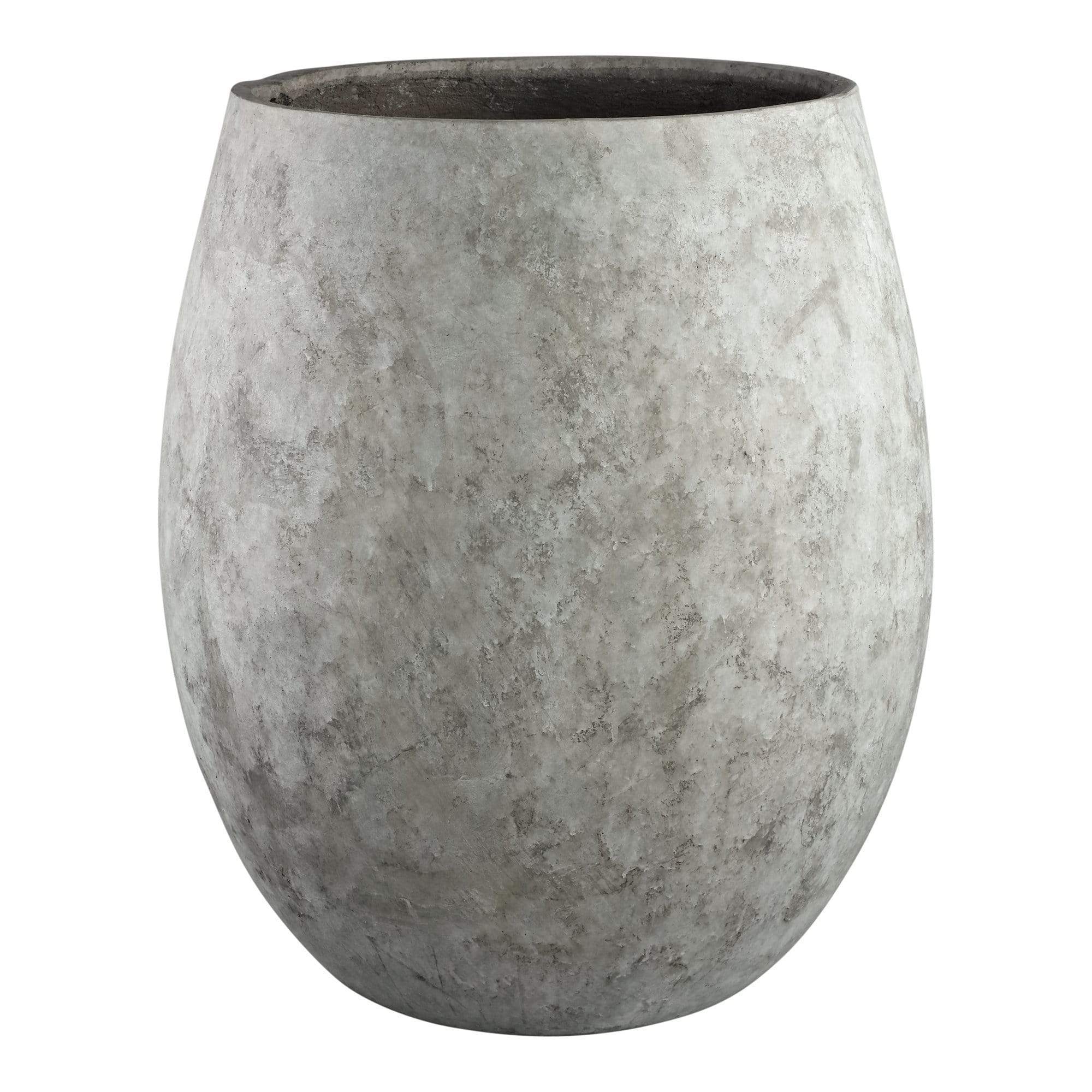 Xander grey Cement big pot round xxl € 658,- - online bestellen bij Potz Wonen