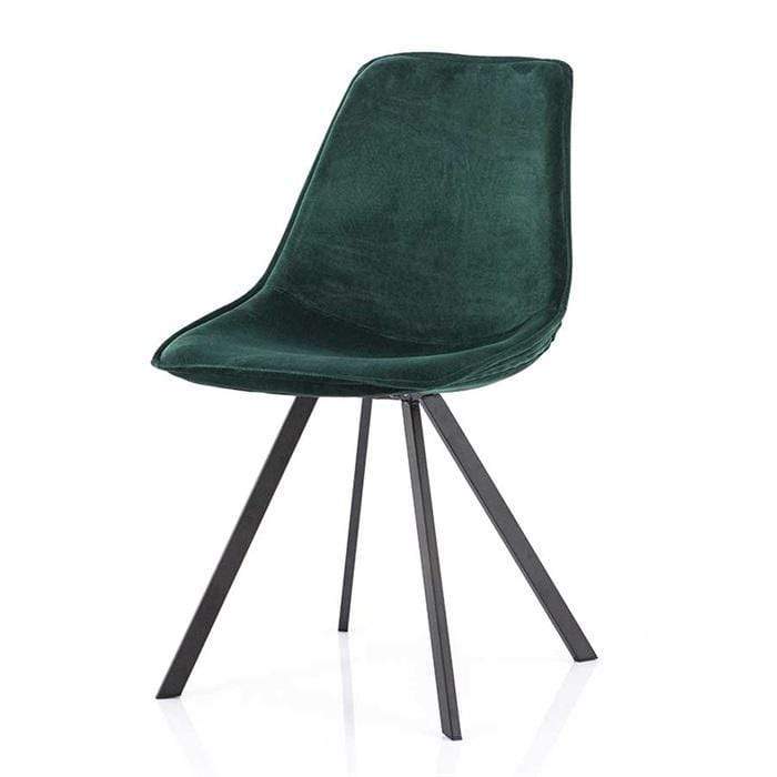 Eetkamerstoel By Boo Belle € 99,- GRATIS BEZORGEN leverbaar in ochre, old pink, green black