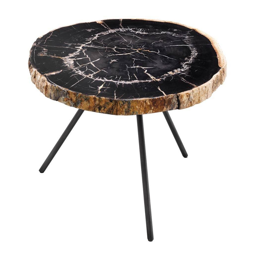 New Khine Petrified wood coffee table black SV3 Gratis bezorgen - online bestellen bij Potz Wonen