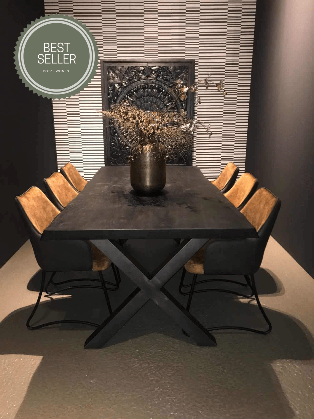 Boomstamtafel 449,- massief acacia Actie Gratis bezorgen !