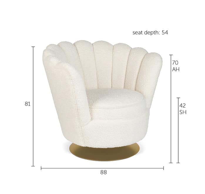 Draaifauteuil Mother Of All Shells