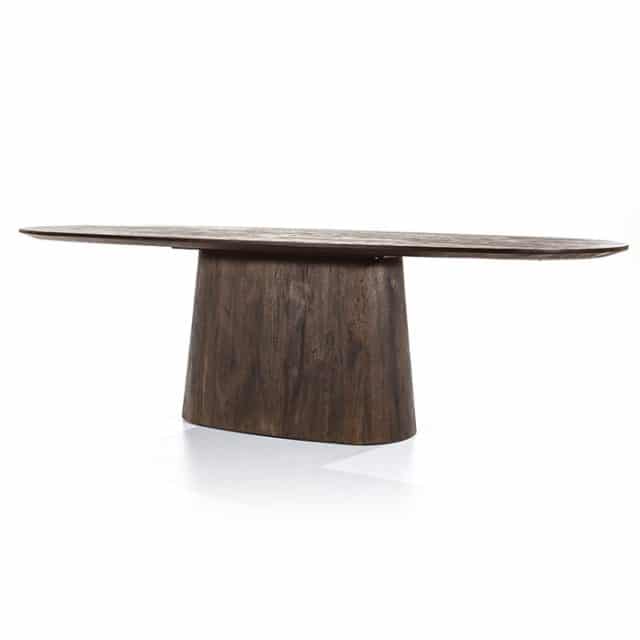 Eettafel Ovaal Aron 8211 Bruin 8211 3 Maten