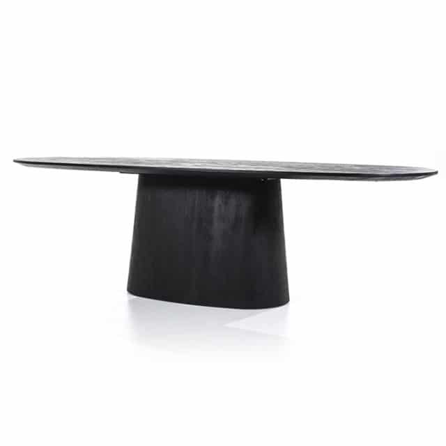 Eettafel Ovaal Aron 8211 Zwart 8211 3 Maten