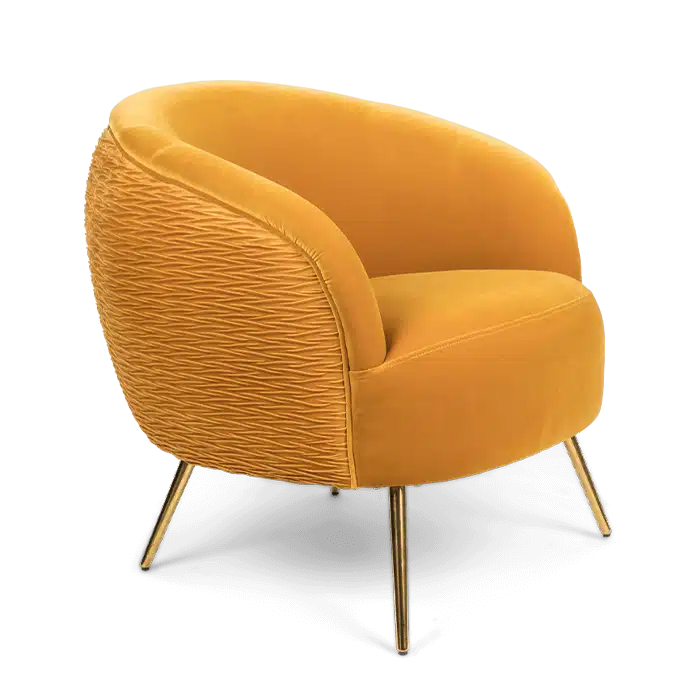 Fauteuil So Curvy 8211 Oker 8211 Bold Monkey